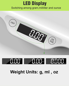 그램 스케일에 대한 정확한 디지털 저울 0.01g 균형 무게 용기 기능 식품 의약품 저울에 대한 계량 트레이 - Product Image 6