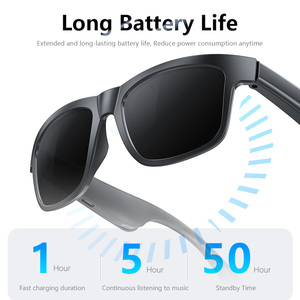 Lunettes de soleil intelligentes d'extérieur pour l'écoute de musique et la réponse aux appels, compatibles Bluetooth, pour usages multiples - Product Image 5