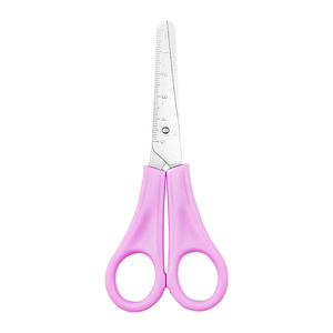 Craft Scissors With Ruler 5cm Stainless Steel For DIY Kids Safety Cutting - Product Image 4