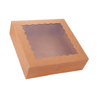 Caja de Embalaje Ecológica Biodegradable de Papel Kraft para Alimentos y Dulces, Personalizada con su Propio Logotipo