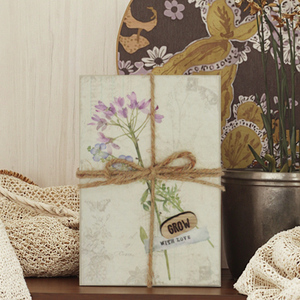 Trang Trại Phong Cách Bằng Gỗ Khối Dấu Hiệu Khắc Tag Trang Trí Nội Thất Bàn Nghệ Thuật Với Giấy Crepe UV In Cho Mùa Xuân/Vườn Thiết Kế - Product Image 6