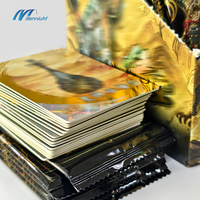 Cartes à jouer en PVC personnalisables avec design imprimé, écologiques, recyclables, en papier d'art, boîtes rigides de forme rectangulaire, fabriquées en Chine pour