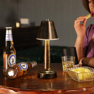 Lampe de bureau LED moderne nordique Avize Interrupteur tactile Masa Lambasi Mood Chambre à coucher Lustre en cristal pour la décoration du salon - Product Image 2