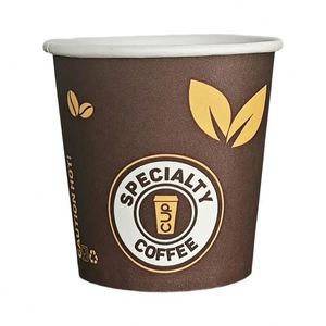 แก้วกระดาษแบบใช้ครั้งเดียวและแก้วกระดาษสำหรับกาแฟและชาแบบนำกลับบ้านพร้อมโลโก้สั่งทำ - Product Image 6