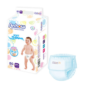 Top bán anhhow Thương hiệu Mới tùy chỉnh thực hiện không dệt Hot Bán bé tã, siêu mềm một lớp chất lượng cao dùng một lần bé tã - Product Image 1