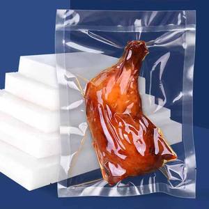 Sacs sous vide transparents personnalisés imprimés, haute barrière, stérilisables, de qualité alimentaire, pour emballage plastique, type sachet rétractable - Product Image 1