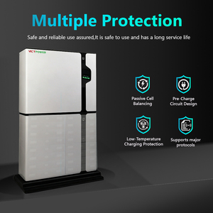 VICTPOWER Stackable Home Energy Storage System 5kWh LiFePO4 <b>Battery</b> With 5kW Hybrid Solar Inverter Off Grid Residential <b>Backup</b> - Product Image 3