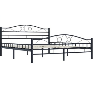 <span class=keywords><strong>Lit</strong></span> en métal avec Sommiers à lattes, métal noir 140x200 cm/160x200 cm/180x200 cm - Product Image 4