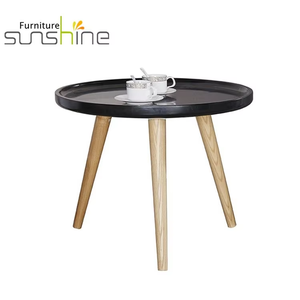 Pieds en bois massif <span class=keywords><strong>plateau</strong></span> noir nordique en plastique loisirs hôtel <span class=keywords><strong>salon</strong></span> café meubles café <span class=keywords><strong>Table</strong></span> à thé pour salle à manger <span class=keywords><strong>salon</strong></span> familial - Product Image 6