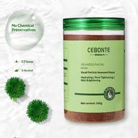 Masque facial hydratant aux herbes et aux sept graines, matière première à base de particules fines d'algues marines, pour salon de beauté, vidéo TikTok