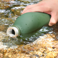 Bouilloire en aluminium étanche de 1 L, bouteille d'eau en métal pour le camping et la survie 2026