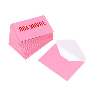 Custom Create Colorful Gold Foil Paper Thank You <b>Cards</b> With Logo Thank You Business <b>Card</b> Printing - Product Image 4