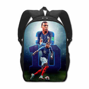 Sac à dos HY Mbappe Football 14 16 17 pouces pour école primaire et maternelle, sac à dos pour garçons avec réduction de la charge sur les épaules - Product Image 5