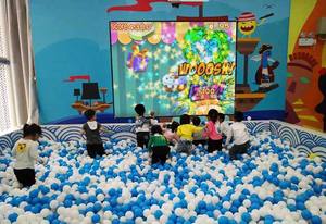 OWAY-<span class=keywords><strong>Jeu</strong></span> de projection de balles <span class=keywords><strong>d</strong></span>'intérieur 3D, interactif Offre Spéciale, pour enfants, expérience murale immersive, piscines à balles - Product Image 6