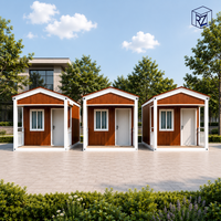 Maison conteneur modulaire de luxe en acier préfabriqué de 20 pieds et 40 pieds, détachable, pour camping, appartements et hôtels Ray-Zen