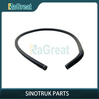 Tuyau de refroidissement du radiateur Sinotruk AZ962553001091, tuyau d'eau en caoutchouc pour moteur de camion lourd, pièce de rechange
