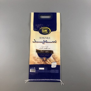 Saco de arroz tejido de laminación bopp con mango de plástico, <span class=keywords><strong>5kg</strong></span> - Product Image 2