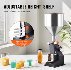 Macchina per il riempimento di liquidi in acciaio inossidabile multifunzione manuale 5-100ml riempitivo regolabile per bottiglie 11,5 l forniture per caffè/tè/caffè <span class=keywords><strong>Espresso</strong></span> - Product Image 5