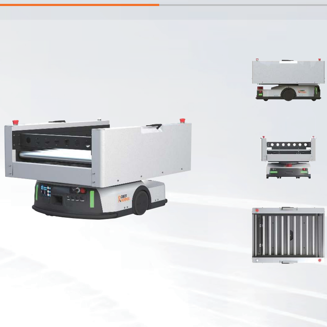 Material Handling 1000kg Automated Guided Vehicles AGV with Intelligent Solution & Differential Drive