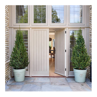 Porte d'entrée extérieure insonorisée, résistante aux intempéries, de style contemporain et personnalisable SJUMBO