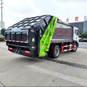 La société vend directement des camions de collecte des déchets à haute capacité : 4 <span class=keywords><strong>X2</strong></span> véhicules de collecte des déchets compressés - Product Image 3