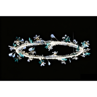 Lustre en cristal rectangulaire personnalisé, éclairage de plafond nordique, lustre pour salon, luminaires de conception personnalisée