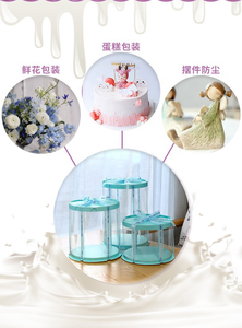 Boîte à Gâteau Personnalisée 4 6 8 <span class=keywords><strong>10</strong></span> 12 Pouces Rond Transparent Haute Claire Emballage Mariage Vente en Gros pour Gâteau - Product Image 5