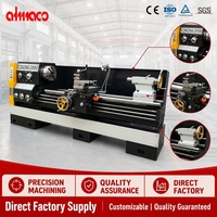 CE-Zertifizierte Schwerlast-Flachbett-Drehmaschine Manuell Hocheffiziente Torno Para Metal Manuelle Drehmaschine