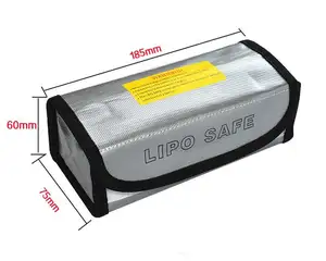 RC Large Mini Fireproof Explosionproof Lipo Guard Ebike Battery Protective Safe Case Bag Charging For Lipo Battery