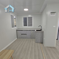 Maison conteneur extensible Zengrong 40 pieds, 3 chambres, maison mobile moderne avec cuisine et toilettes, design portable et amovible pour habitation