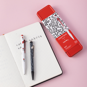 Stylo bille <span class=keywords><strong>CARAN</strong></span> <span class=keywords><strong>D</strong></span>'<span class=keywords><strong>ACHE</strong></span> 849 Coffret cadeau de Noël, une collaboration avec KEITH HARING, Ensemble exquis de stylos bille - Product Image 6