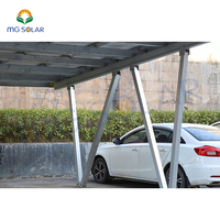 Struttura di montaggio del sistema di Carport solare in alluminio impermeabile Pv solare Carport