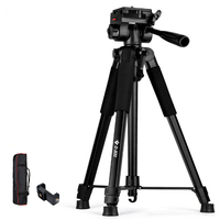 Trépied surélevé 1,8 m pour téléphone, appareil photo, projecteur, avec support pour téléphone