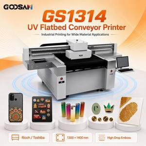 เครื่องพิมพ์ยูวีแบบแท่นราบหลายหัวพิมพ์ รุ่น 1314 พร้อมระบบ Ai Vision สำหรับพิมพ์เคสมือถือ ลายนูนแบบ High-drop และแม่เหล็กติดตู้เย็น - Product Image 1