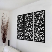 Grille décorative en métal découpée au laser, panneaux décoratifs découpés au laser, panneau de séparation, écran de jardin en aluminium découpé au laser
