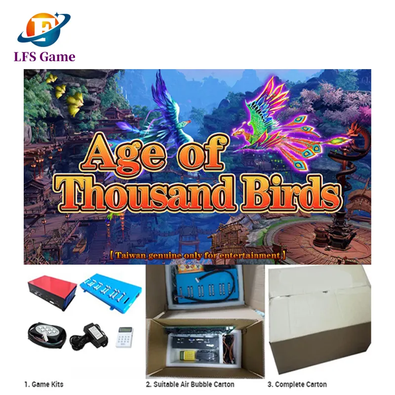 2023 לוח משחק דגים סיני חדש Age Of A Thousand Birds תוכנה לשולחן משחקי דגים בחדר משחקים