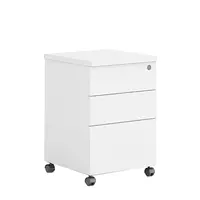 Mobile Pedestal Filing Cabinet with 3 Drawer