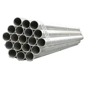 Q195 Galvanized round fence steel pipe galvanized scaffolding steel tube g i pipe