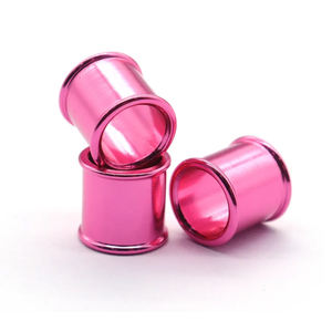 Anillo <span class=keywords><strong>de</strong></span> aluminio con borde <span class=keywords><strong>de</strong></span> color brillante, 6mm, 8mm - Product Image 1