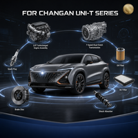 Body Kit Suku Cadang Mobil Asli Cocok untuk Model Changan UNI-T 2020 2021 2024 2026 2027 Cakram Rem Kampas Rem Kit Depan Belakang