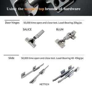Ensemble d'armoires de <span class=keywords><strong>cuisine</strong></span> semi-ouvertes sans poignées de style simple Xichu à <span class=keywords><strong>prix</strong></span> abordable - Product Image 6