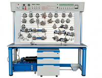 Banc de formation transparent à transmission hydraulique et contrôlé par PLC pour laboratoire d'automatisation des écoles professionnelles