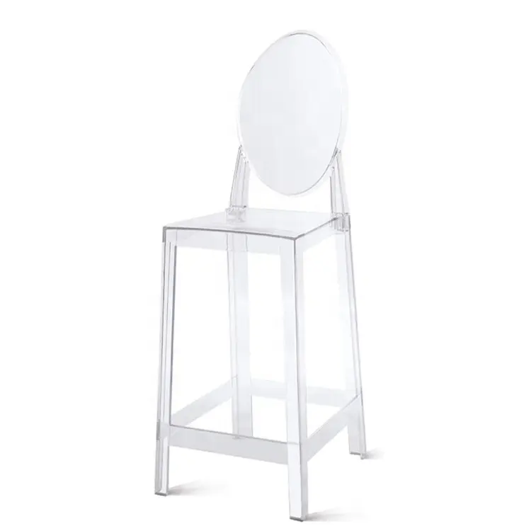 높은 품질 투명 아크릴 의자 투명 유령 바 의자 아크릴 Dinning 의자 Perspex 크리스탈 아크릴 카운터 의자