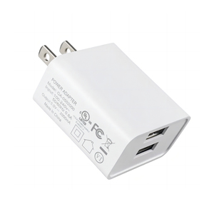 Chargeur mural <span class=keywords><strong>USB</strong></span> simple 10W 5V 2A avec logo personnalisé, norme américaine pour FCC, pour ordinateur portable et téléphone portable, adaptateur électrique - Product Image 3