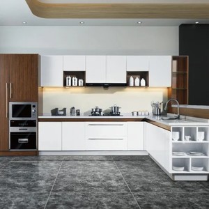 Armoire de cuisine en plastique 	 Armoire de cuisine française 	 <span class=keywords><strong>Film</strong></span> PVC pour armoires de cuisine - Product Image 5