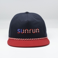 Chapeau de corde perforé en TPU non structuré à 5 panneaux, Logo de soudure sonique, Gorras de sport, Golf, papa, découpé au Laser