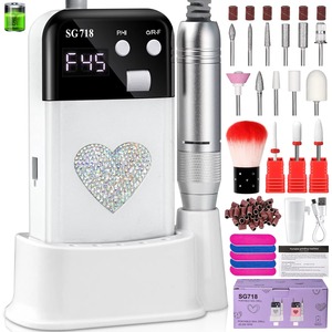 Low Noise Professional Nail <b>Drill</b> 45000RPM Electric Nail File Machine for Salon Tools - Product Image 1