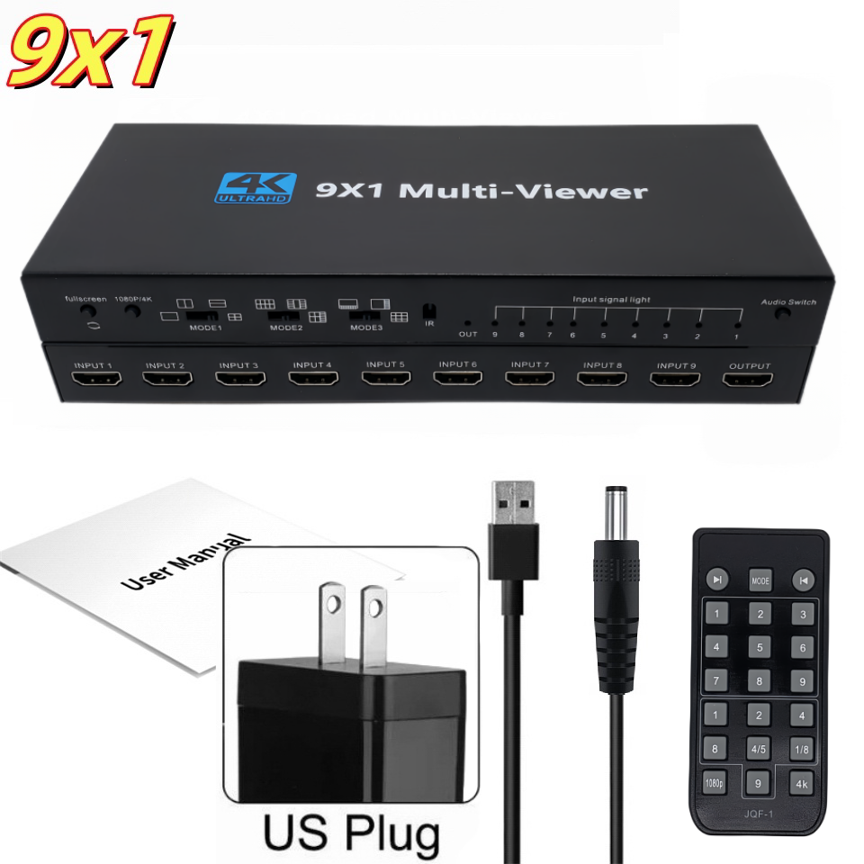 Black With US Plug Power