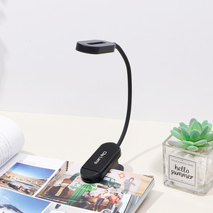 ผู้ผลิตจัดหาโคมไฟอ่านหนังสือแบบชาร์จ USB ป้องกันดวงตา, ไฟ LED แบบหนีบดีไซน์สร้างสรรค์, โคมไฟตั้งโต๊ะข้างเตียงสำหรับเด็ก - Product Image 3