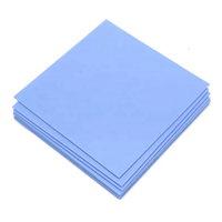 Tampon isolant en Silicone conducteur thermique doux découpé en caoutchouc de refroidissement pour CPU 100*100mm 4W 6W 8W